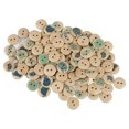 thumbnail image 4 of Round Wooden Buttons, Assorted Wooden Buttons Mini 100pcs Cute Multipurpose Decorative Printing Design  For DIY For Clothing, 4 of 7