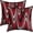 Burgundy, Wine, Black, Grey, Pink, Blue, Red, Grey, variant on Stripes Orange Black White Throw Pillow Covers 16"x16" Set of 2 Soft Geometric Pillow Cases Cushion Covers For Living Room Bedroom Modern Striped Art Decorative Throw Pillowcases for Sofa Couch Chair