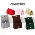 thumbnail image 6 of Jewelry Box Soft Velvet Button Travel Ear Studs Earrings Finger Ring Organizer Bag Holder Container Case, 6 of 10