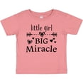 thumbnail image 3 of Inktastic Little Girl, Big Miracle Girls Baby T-Shirt, 3 of 5