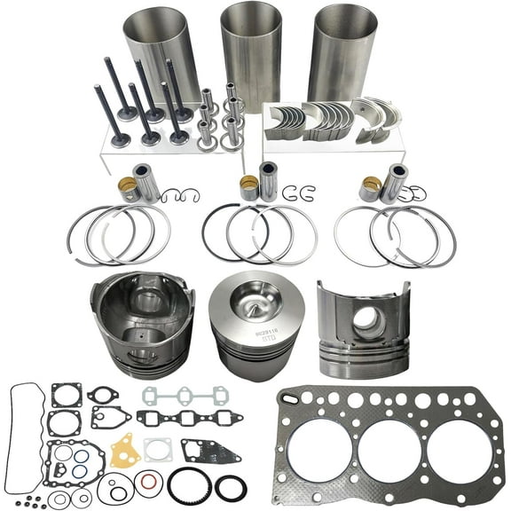 3TNC78 Engine Overhaul Rebuild Kit For Yanmar 3TNC78 3TNC78L Engine Excavator For John Deere Compact Tractor F180D-P F-7 CA240 CS21 Excavator F180DXP-P F180-P 119811-22080 11981122080