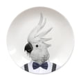 thumbnail image 1 of Mustard Wild Dining Animal Party Plate - Colin Cockatoo Parrot, 23 cm x 23 cm, 1 of 4