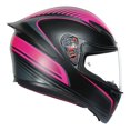 thumbnail image 2 of AGV K1 Warm Up Motorcycle Helmet Black/Pink MD/SM, 2 of 5