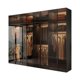 thumbnail image 3 of Women Oganizers Wardrobe Drawers Simple Modern Hanger Rail Wardrobe Glass Sliding Door Unique Roupeiro De Quarto Furniture My Lux Decor Round, 3 of 12