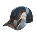thumbnail image 1 of Balery Wild Blue Cool Dragon Gorra de béisbol de tamaño ajustable para correr, entrenar y actividades al aire libre. Gorra de papá para todas las estaciones., 1 of 6