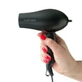 thumbnail image 3 of Jose Eber: Ultra Mini Hair Dryer - Black - 5.5x5.9" Foldable For Travel, Lightweight Design, Styling Nozzle, Tool For All Hair Types, 1200 Watts, 3 of 8