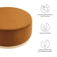 thumbnail image 5 of Tilden Ottoman in Rust Natural, 5 of 7