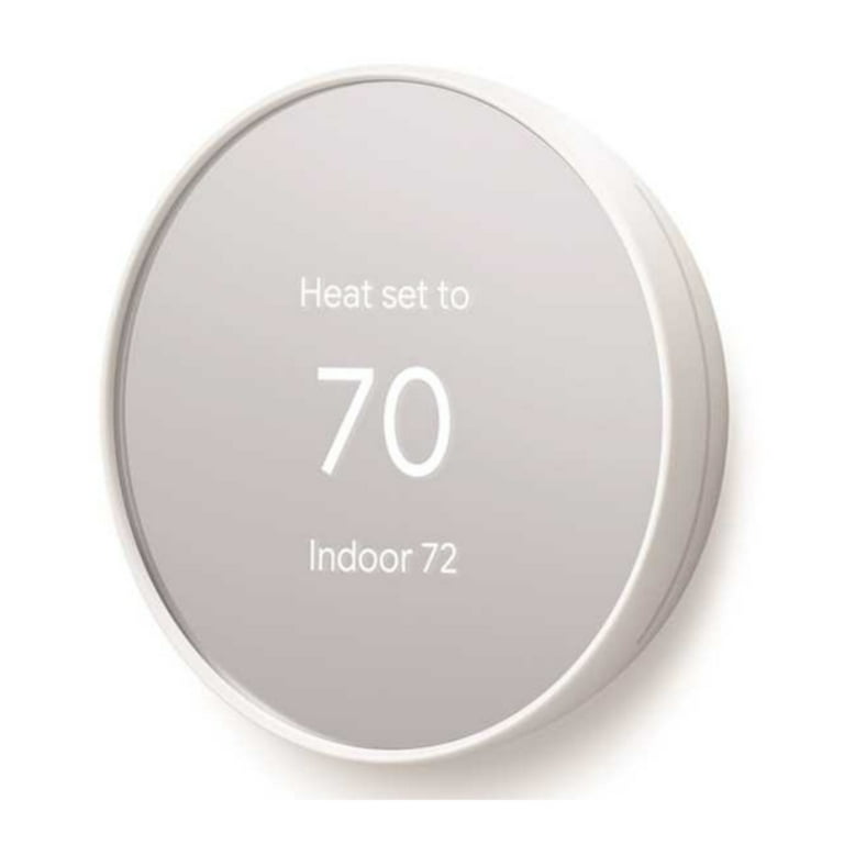 Google Nest Thermostat- Snow, Alexa Compatible with Sensor