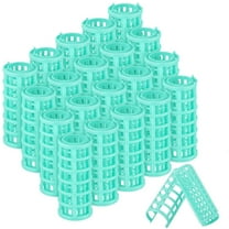 28 Pcs Plastic Hair Rollers, Happon Small Size Self Grip Rollers Snap Rollers Hairdressing Curlers No Heat Hair Curlers for DIY Hairdressing Hair Salon Hair Barber (Random Color)