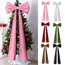 Dserfhy 71 Inches Christmas Extra Large Velvet Bow Giant Xmas Tree Toppers Bows for Home Wreath Wall Backdrop Birthday Wedding Party Decoration