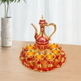 thumbnail image 2 of Glass & Bottle Home Tea Service Set with Tray 6 Cups Style Coffee Pot Cups for Parties and Holidays, 2 of 4