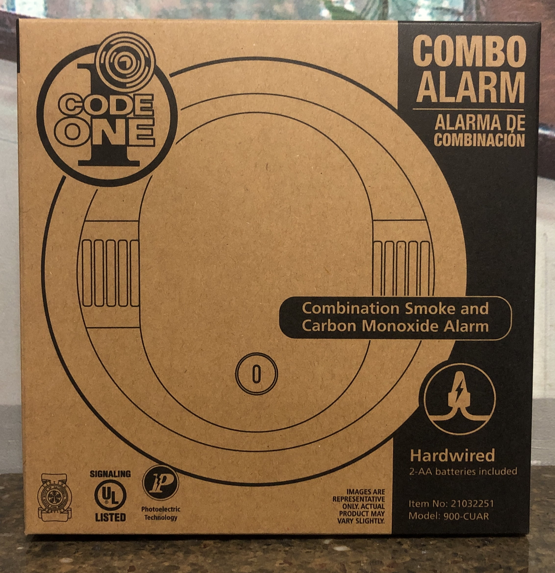 Kidde 900CUAR AC/DC Hardwired Smoke & Carbon Monoxide Detector With