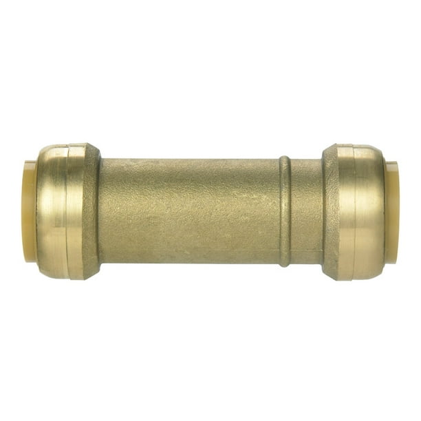 SharkBite 1 in. Push x 1 in. Dia. Push Brass Slip Coupling Walmart
