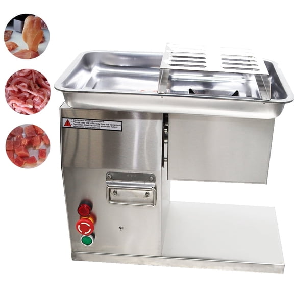 YF-90T Commercial Stainless Meat Slicer Pork Beef Mutton Electric Slicer with 4MM Blade 250KG/H