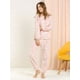thumbnail image 2 of Pijama De Franela Lindo Impreso Manga Larga Top Y Pantalones Para Dormir Ropa De Dormir Suave Conjuntos Invierno Para Mujeres Rosa M, 2 of 6