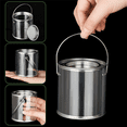 thumbnail image 5 of Paint Bucket Clear Bucket with Metal Lids and Handle Decorative Clear Plastic Bucket Storage Clear Paint Can 16 Pack, 5 of 8