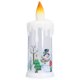 thumbnail image 3 of Velas navideñas sin llama LED Sincero Simulación de llama Santa Claus decoración Luz de noche, 3 of 10