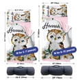 thumbnail image 6 of KAINSY Personalized Name Toddler Nap Mat with Blanket and Pillow Case, Soft and Cozy for Preschool, Children Daycare, Custom Owl Theme Kids Sleeping Bag for Boys and Girls, 6 of 8