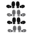 thumbnail image 3 of De Funda De Cabeza De Baqueta De Silicona, Puntas De Práctica Silenciosa, Accesorio De Percusión, Accesorio De Instrumentos Musicales Silenciosos 4 Uds. Speravity FN007172-02, 3 of 6