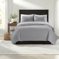 thumbnail image 4 of Reversible Cotton Bedding Sets Grey King/Cal King Classic Stitch for AllSeason Comfort, 4 of 9