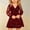 Red1095, variant on HAYIMI Child Kids Girl's Puff Long Sleeve Mesh Casual High Waist A-Line Mini Dress O-Neck Formal Party Dresses Fashionable Special Occasion Back To School Swing Flowy Sundress