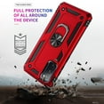 thumbnail image 4 of Compatible with Samsung Galaxy S20 Case Built-in 360 Ring Holder Kickstand, Extreme Protection Military Armor Magnetic Car Dual Layer Protective Heavy Duty Phone Cover,Red, 4 of 6