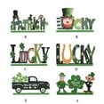 thumbnail image 3 of Inteprter Decoración de letrero del Día de San Patricio, decoraciones para el salón, decoración de DIY, accesorio de artesanía de Type3 NO3, 3 of 6