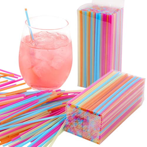 Mr. Kitchen&rsquo;s Bulk Colorful Neon Drink Stirrers, Coffee Stirrers (500