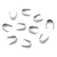 thumbnail image 3 of AMLESO 200 Pieces Clip Clasp Fasteners Alloy Pendants for Jewelry Making - 3x7mm, 3 of 7