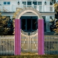 thumbnail image 6 of A Pair Of Decorative Banners 70.9×11.8in Can Be Reused And Easily Installed For Indoor Or Outdoor Or Anywhere Mediumvioletred Stripe_1, 6 of 7