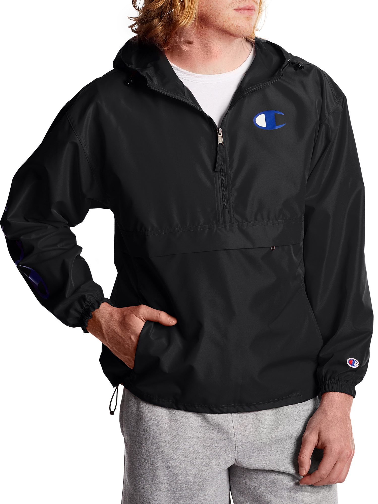 champion mens stadium packable jacket