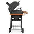 thumbnail image 2 of Char-Griller E1224 Smokin Pro 830 Square Inch Charcoal Grill with Side Fire Box, Black, 2 of 6