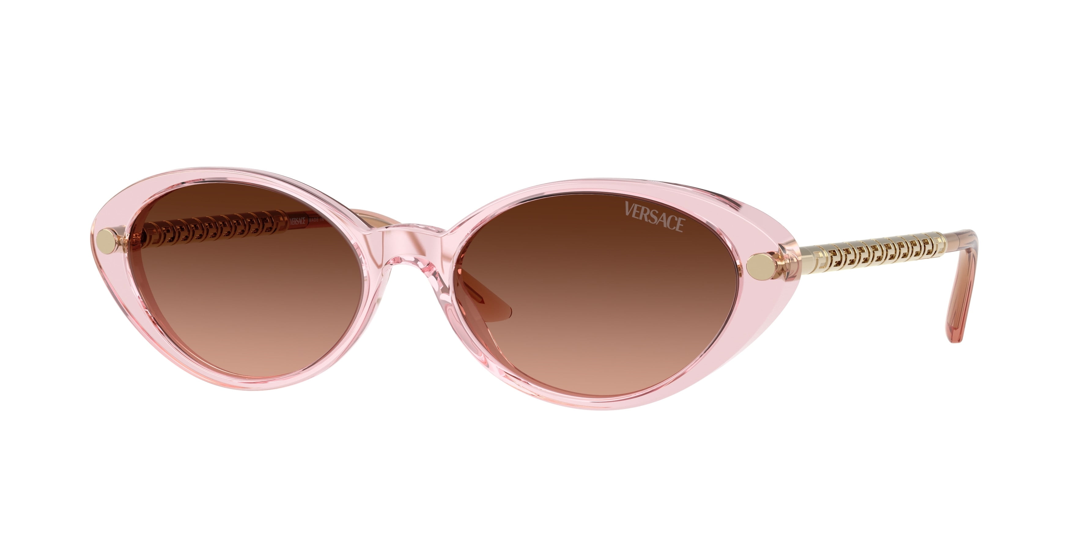 VERSACE Pink Mirrored Blue Shield Unisex Sunglasses VE2258 1002MA 45 NEW VERSACE VE2258 1002/MA SHIELD MIRROR BLUE UNISEX  main image 4
