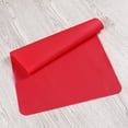 thumbnail image 5 of Waterproof Heat Resistant Cup Bowl Holder Mat Anti Table Mat for Desk Protection (Red), 5 of 5