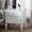 White, variant on Baxton Studio Callison Farmhouse Nightstand, 2-Drawer, Black