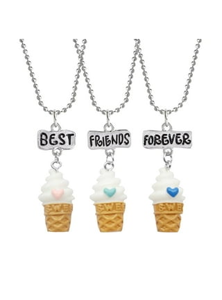 Lillian Best Friend Necklaces, 3-Piece Best B*****s Friendship