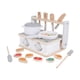 thumbnail image 1 of Minicocina y parrilla de madera para barbacoa, juguete de cocina de madera con accesorios, juego de cocina para niños de 3 años en adelante, 1 of 9