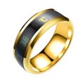 thumbnail image 2 of Smart Temperature Stainless Steel Ring Couple Lover Color Change ring Stainless Mood Unisex Ring Hand Jewelry, 2 of 8