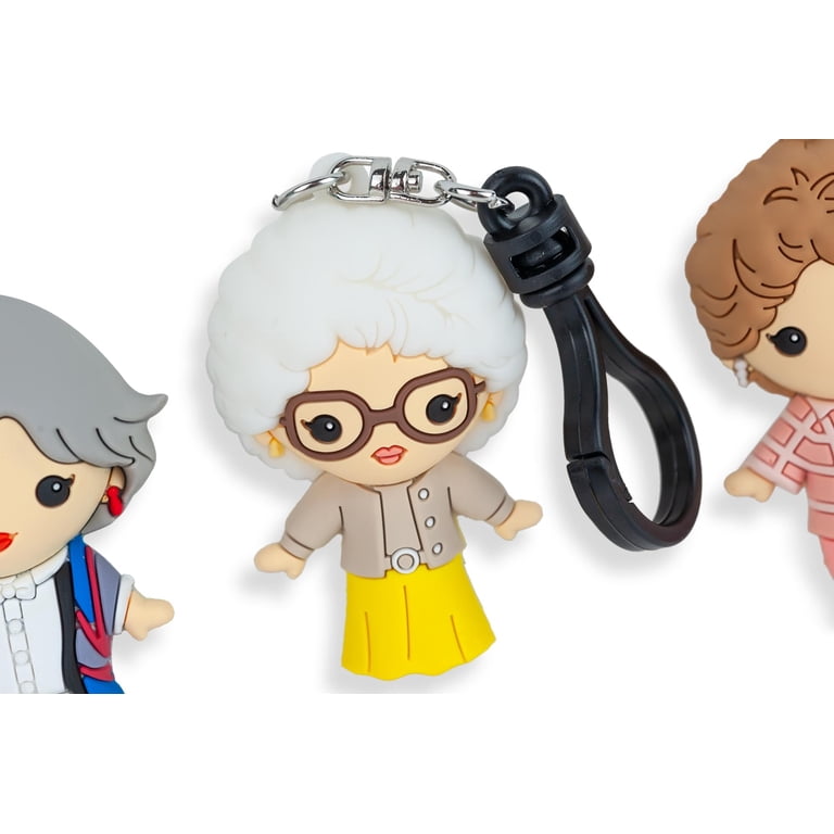 Toynk Exclusive Golden Girls Keychain Merchandise: 4-Piece 3D Foam