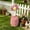 Red, variant on Fmbmuo 23 Inch Porch Goose Checked Dress Set Cottage Style Weatherproof Garden Statue Yard Decor,Black
