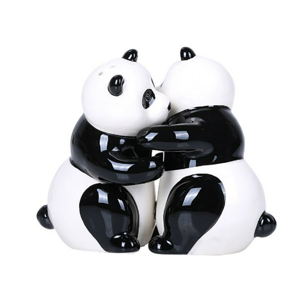 Hugging Panda Bears Ceramic Salt and Pepper Shakers Walmart