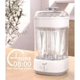 thumbnail image 7 of Baby Bottle Steam Sterilizer with Timer for Baby Bottles, Pacifiers, Pump Parts, and Toys - White, 7 of 7
