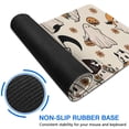 thumbnail image 6 of Long Mouse Pads for Desk,Costumed Ghost Halloween Pattern Desk Mats on Top Of Desks, Desk Mouse Pad Extra Large with 3mm Non-Slip Base and Stitched Edge for Gaming,Office,Work,Home 31.5"x11.8", 6 of 6