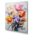 thumbnail image 2 of Designart "Colorful Tulip Array I" Tulips Wall Decor, 2 of 7