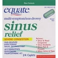 thumbnail image 2 of Equate Severe Acetaminophen, Guaifensin, Phenylephrine Hcl Sinus Congestion & Pain, 24 Count, 2 of 5