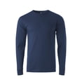 thumbnail image 3 of Hat and Beyond Men's Vintage Crew Neck Classic Hem Long Sleeve Premium Ring Spun Cotton Tee Shirt, 3 of 7