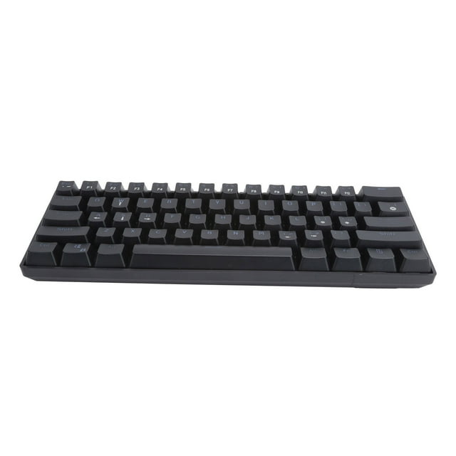 Teclado USB Con Cable, 61 Teclas Duradero Para Uso Teclado Con Cable Retroiluminado Arcoíris Teclado Mecánico Con Interruptor De Repuesto Extractor De Teclas Para Computadora