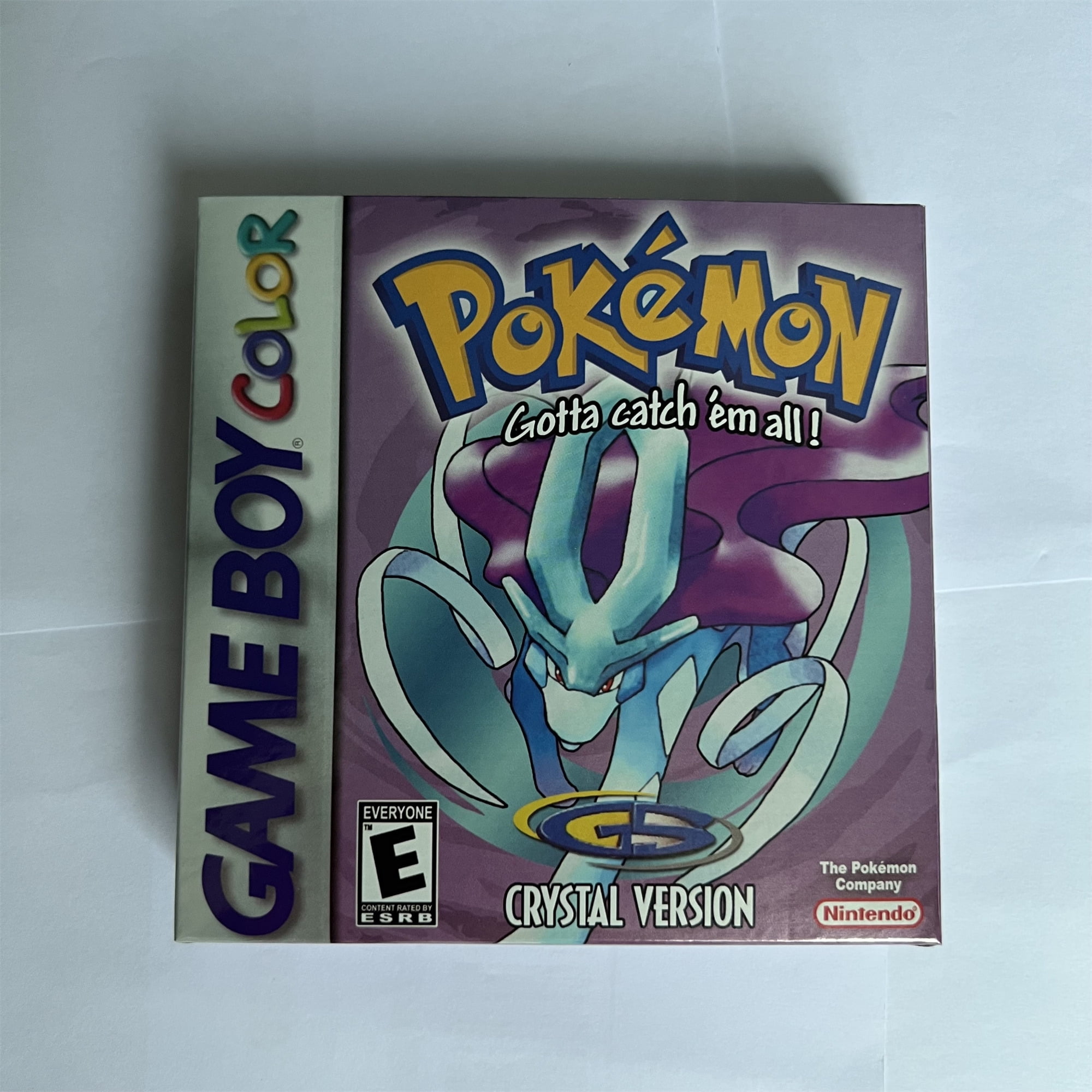 Pokemon Crystal Version Game Boy Color Game Cartridge and Box