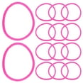 thumbnail image 4 of MesaSe 50 Pcs Élastiques en Nylon pour Queue de Cheval pour Adultes Enfants (Rose Fluorescent), 4 of 6