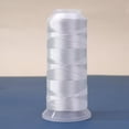 thumbnail image 1 of DIY Handcrafted Ice Silk Fringe Thread Specifications: 150D/2-ply, 0.2mm Diameter, 1900m/Roll, White, 1 of 5